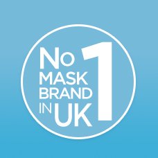 no 1 mask brand in the uk logo